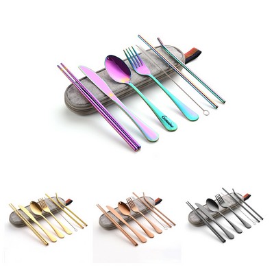 8-Piece Portable Utensil Set
