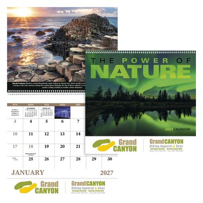 Good Value™ The Power of Nature - Spiral Calendar