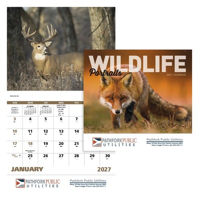 Good Value™ Wildlife Portraits - Stapled Calendar