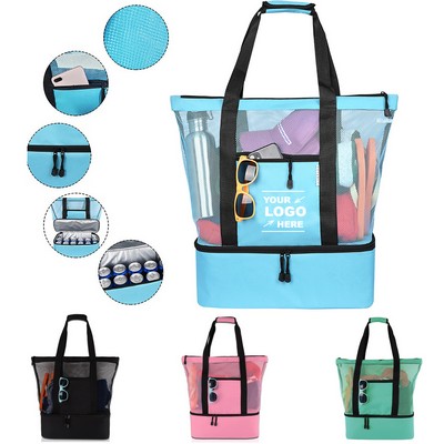 Beach Cooler Tote Bag