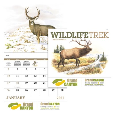 Good Value™ Wildlife Trek - Stapled Calendar