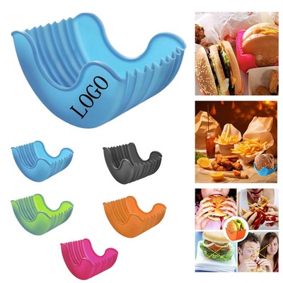 Silicone Hamburger Storage Holder Box