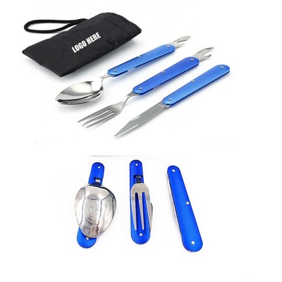 Folding Picnic Cutlery Set