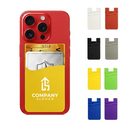 Double Layer Silicone Phone Wallets